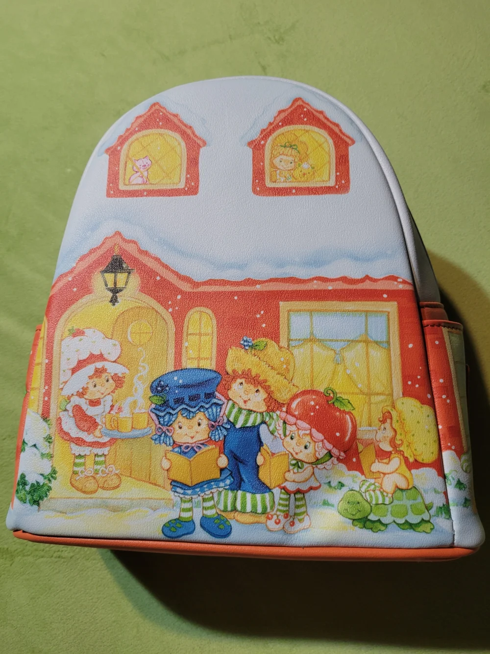 Loungefly Strawberry Shortcake And Friends Caroling Holiday Mini Backpack